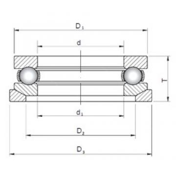 Loyal 53207U+U207 Thrust Ball Bearings