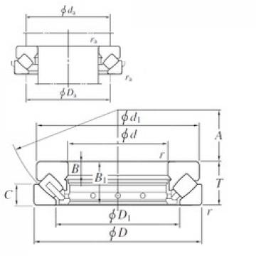 KOYO 29422R Thrust Roller Bearings 110 mm x 230 mm x 26 mm 