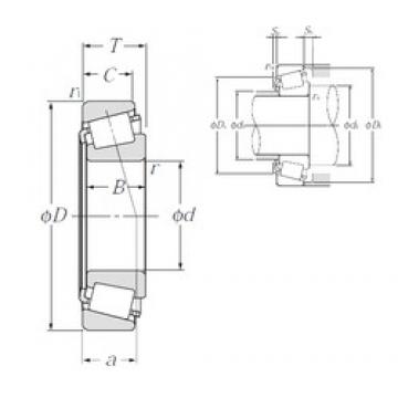 NTN 4T-32307C Tapered Roller Bearings 35 mm x 80 mm x 31 mm 