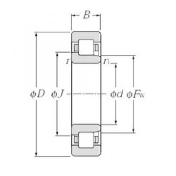 NTN NJ215E Cylindrical Roller Bearings 75 mm x 130 mm x 25 mm 