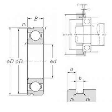 NTN 6928N Deep Groove Ball Bearings 140 mm x 190 mm x 24 mm 