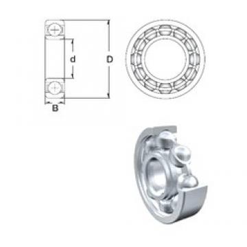 ZEN S686-2ZW4,5 Deep Groove Ball Bearings 6 mm x 13 mm x 4,5 mm 