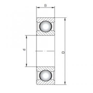 ISO 61860 Deep Groove Ball Bearings 300 mm x 380 mm x 38 mm 