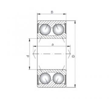 ISO 3309-2RS Angular Contact Ball Bearings