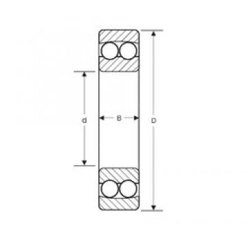 SIGMA 1214 Self-Aligning Ball Bearings 70 mm x 125 mm x 24 mm 