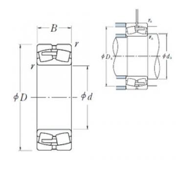 NSK 240/850CAE4 Spherical Roller Bearings 850 mm x 1220 mm x 365 mm 