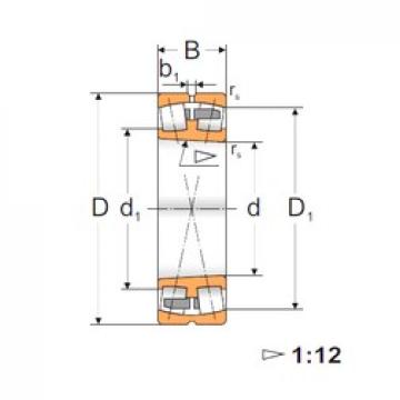 Loyal 23022 KMBW33 Spherical Roller Bearings 110 mm x 170 mm x 45 mm 