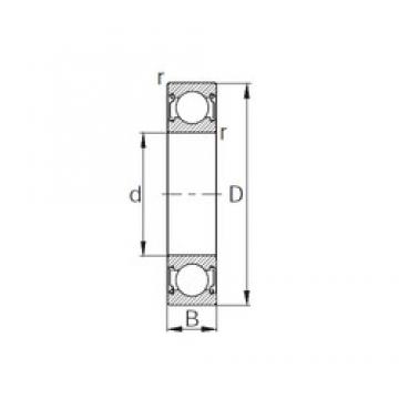 KBC 6311ZZ Deep Groove Ball Bearings 55 mm x 120 mm x 29 mm 