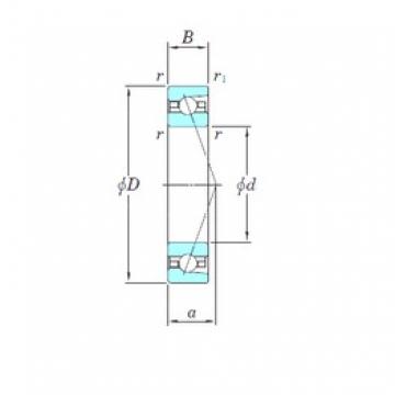 KOYO HAR030CA Angular Contact Ball Bearings 150 mm x 225 mm x 35 mm 