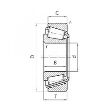 CYSD 33215 Tapered Roller Bearings 75 mm x 130 mm x 41 mm 