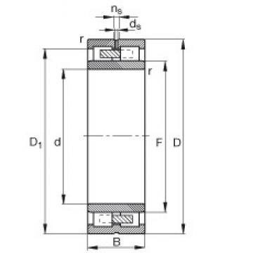 FAG NNU4921-S-M-SP Cylindrical Roller Bearings 105 mm x 145 mm x 40 mm 