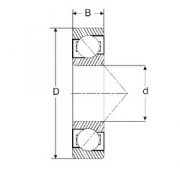 SIGMA MJT 3/4 Angular Contact Ball Bearings 19.05 mm x 50,8 mm x 17,46 mm 