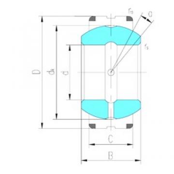 LS GEC400XS Plain Bearings 400 mm x 540 mm x 190 mm 