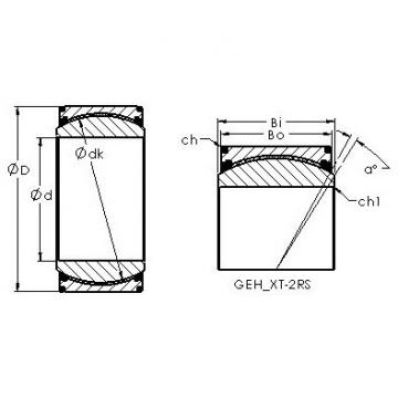 AST GEH120XT-2RS Plain Bearings