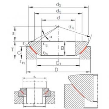 INA GE 10 AW Plain Bearings 10 mm x 30 mm x 7,9 mm 