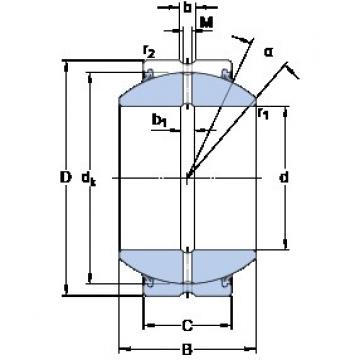 SKF GEH 120 ES-2RS Plain Bearings 180 mm x 210 mm x 115 mm 