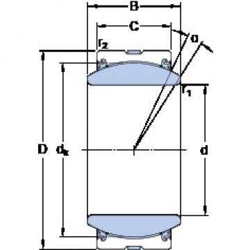 SKF GE 100 TXA-2LS Plain Bearings 100 mm x 150 mm x 70 mm 