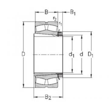 NKE 231/500-K-MB-W33+OH31/500-H Spherical Roller Bearings 500 mm x 830 mm x 264 mm 