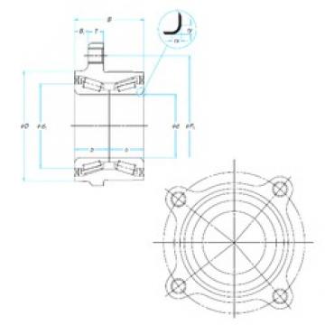 NSK ZA-/H0/50KWH02A-Y-01 Tapered Roller Bearings 50 mm x 84 mm x 55 mm 