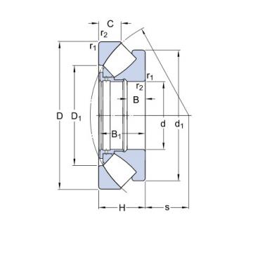 SKF 294/560 EM Thrust Roller Bearings