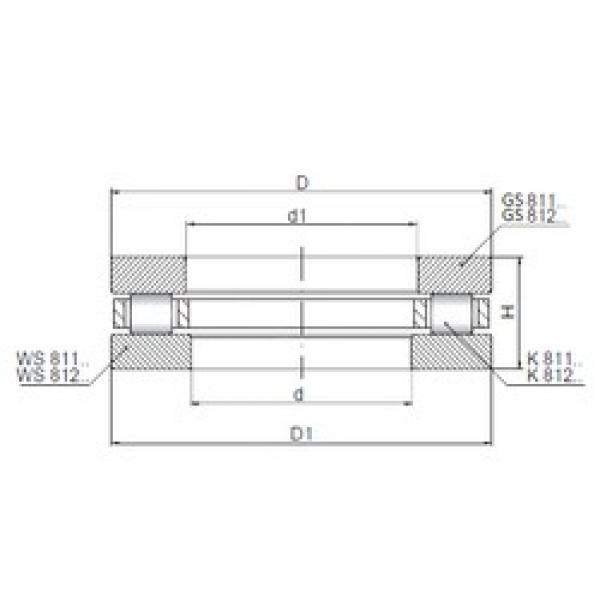 ISO 811/530 Thrust Roller Bearings