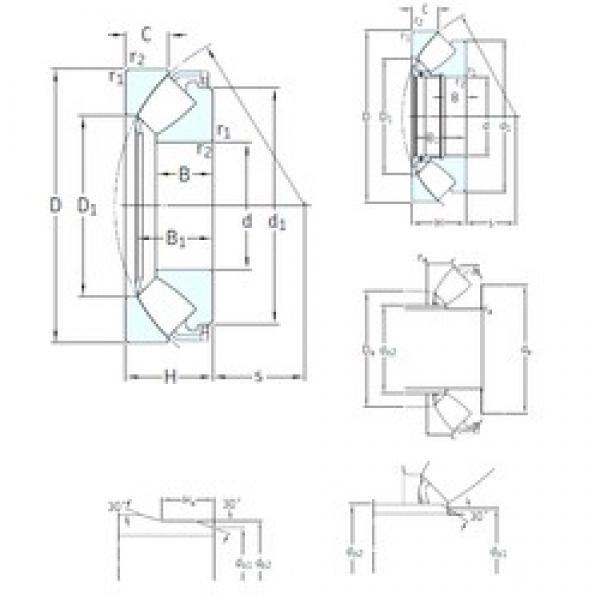 SKF 29484EM Thrust Roller Bearings 420 mm x 730 mm x 121 mm 