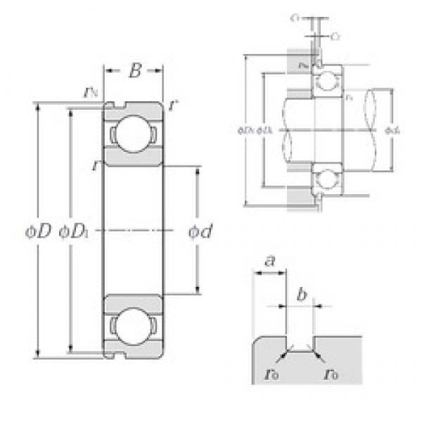 NTN 6928N Deep Groove Ball Bearings 140 mm x 190 mm x 24 mm 