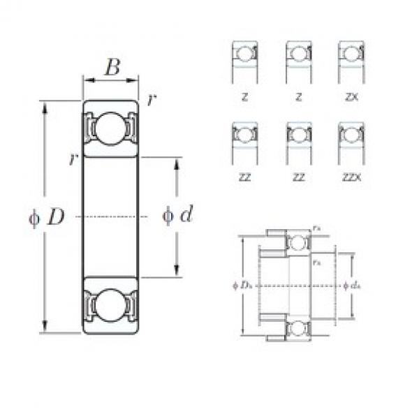 KOYO 60/32ZZ Deep Groove Ball Bearings 32 mm x 58 mm x 13 mm 