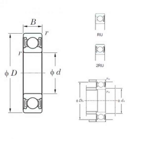 KOYO 6015-2RU Deep Groove Ball Bearings 75 mm x 115 mm x 20 mm 