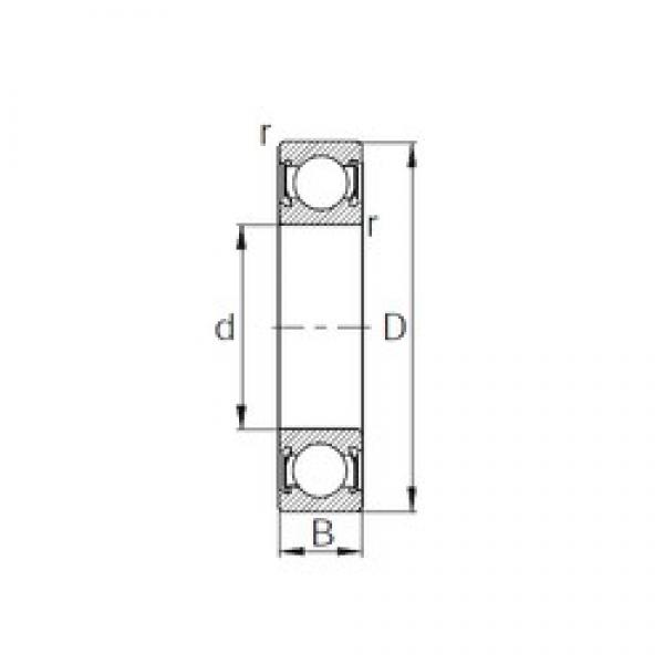 CYSD 6021-2RS Deep Groove Ball Bearings 105 mm x 160 mm x 26 mm 