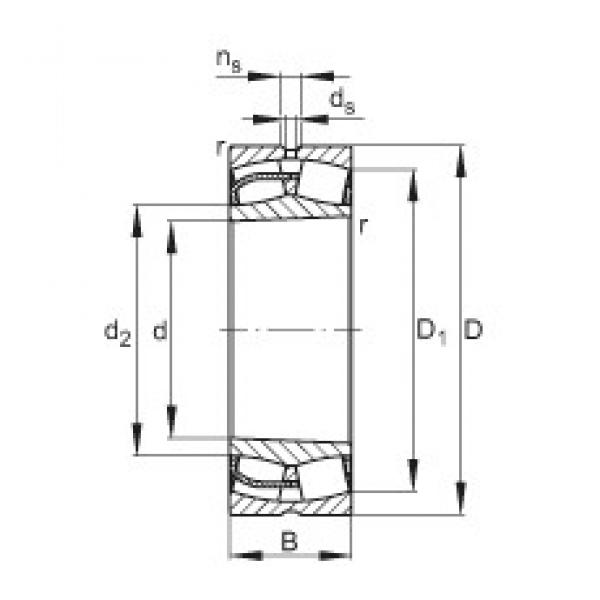 FAG 23152-E1-K Spherical Roller Bearings 260 mm x 440 mm x 144 mm 