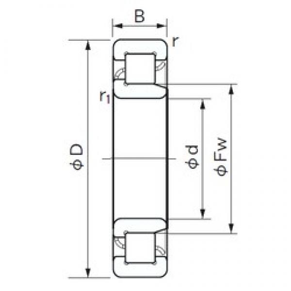 NACHI NJ 2228 Cylindrical Roller Bearings 140 mm x 250 mm x 68 mm 