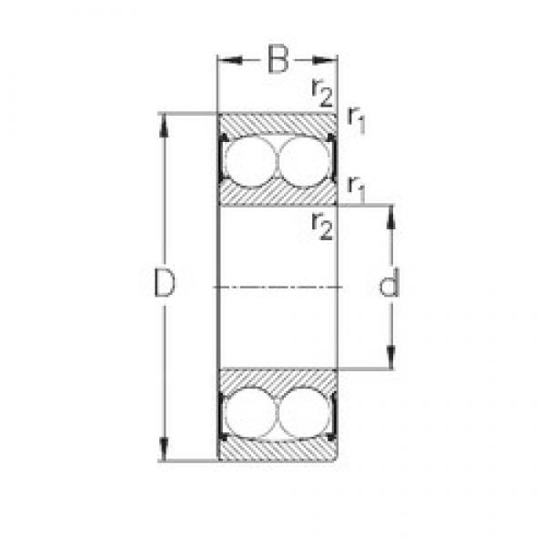 NKE 2206-2RS Self-Aligning Ball Bearings 30 mm x 62 mm x 20 mm 