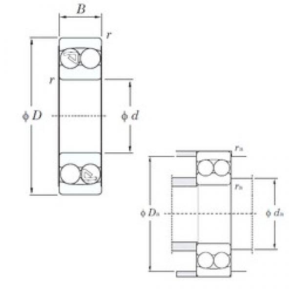 KOYO 2314 Self-Aligning Ball Bearings 70 mm x 150 mm x 51 mm 