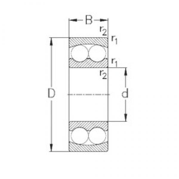 NKE 1205 Self-Aligning Ball Bearings 25 mm x 52 mm x 15 mm 