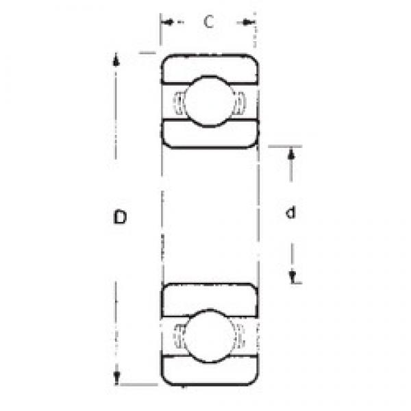 FBJ 6014 Deep Groove Ball Bearings 70 mm x 110 mm x 20 mm 