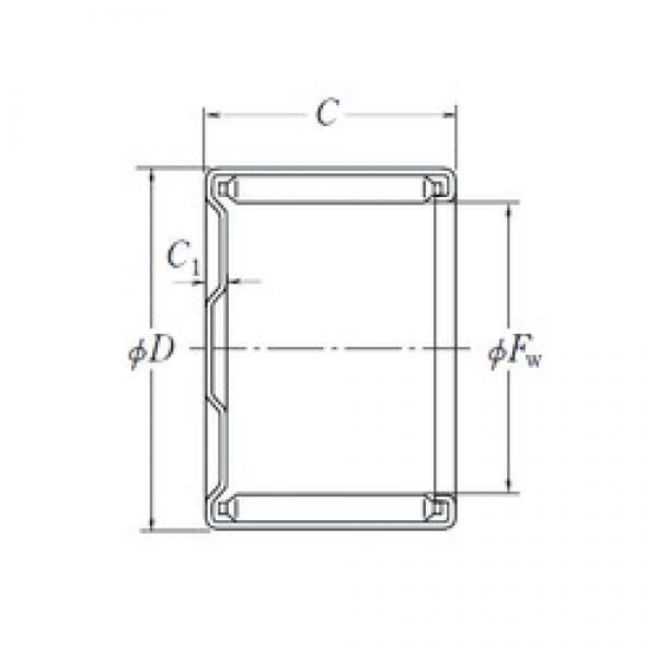 NSK MF-2826 Needle Roller Bearings