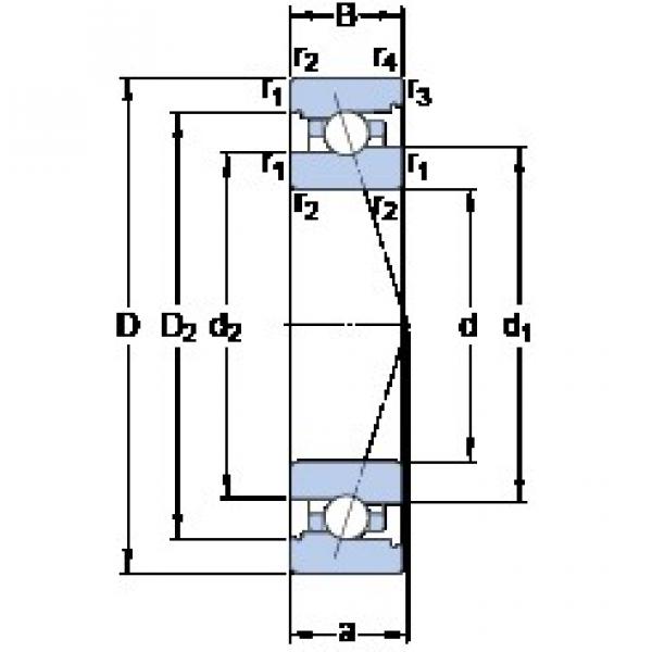 SKF 71914 ACB/P4A Angular Contact Ball Bearings 70 mm x 100 mm x 16 mm 