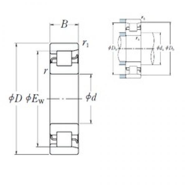 NSK NF 418 Cylindrical Roller Bearings 90 mm x 225 mm x 54 mm 