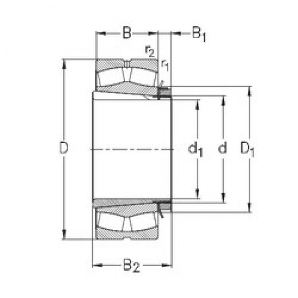 NKE 231/500-K-MB-W33+OH31/500-H Spherical Roller Bearings 500 mm x 830 mm x 264 mm 